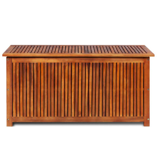 Symple Stuff Acacia Solid Wood Deck Box & Reviews Wayfair